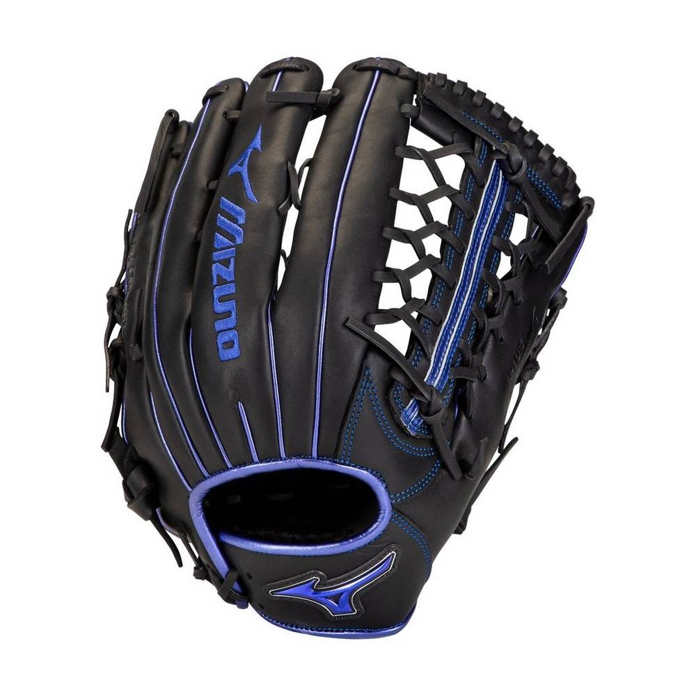 Damske Rukavice Mizuno MVP Prime SE Outfield 12.75" Baseball Čierne/Kráľovská Modrá Vypredaj BUPS123